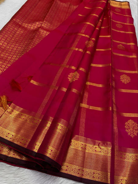 Pure Kanjivaram handloom Bridal silk sarees