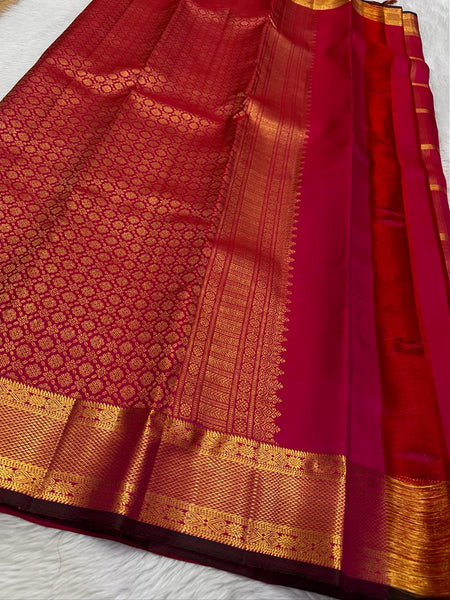 Pure Kanjivaram handloom Bridal silk sarees
