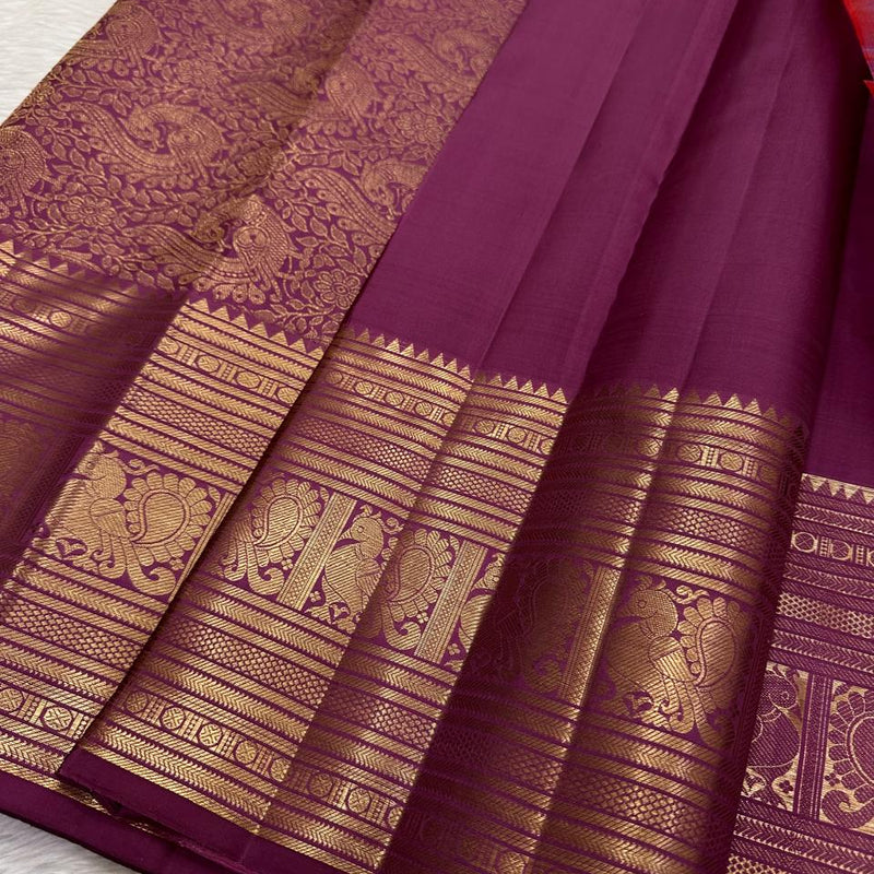 Pure Kanjivaram handloom Bridal silk sarees