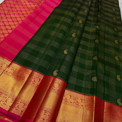 Pure Kanjivaram handloom Bridal silk sarees