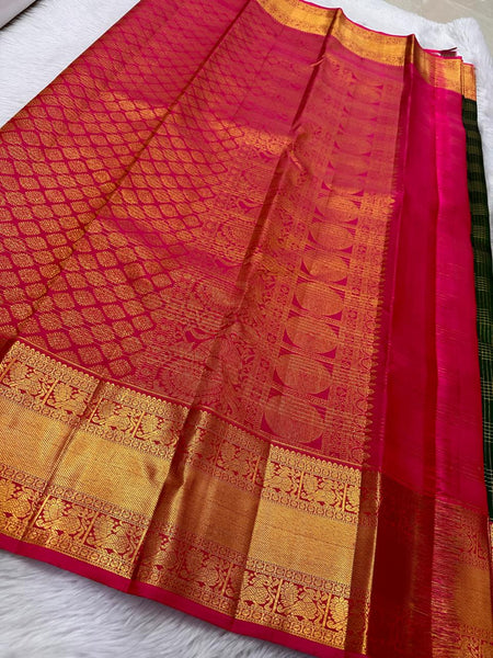 Pure Kanjivaram handloom Bridal silk sarees