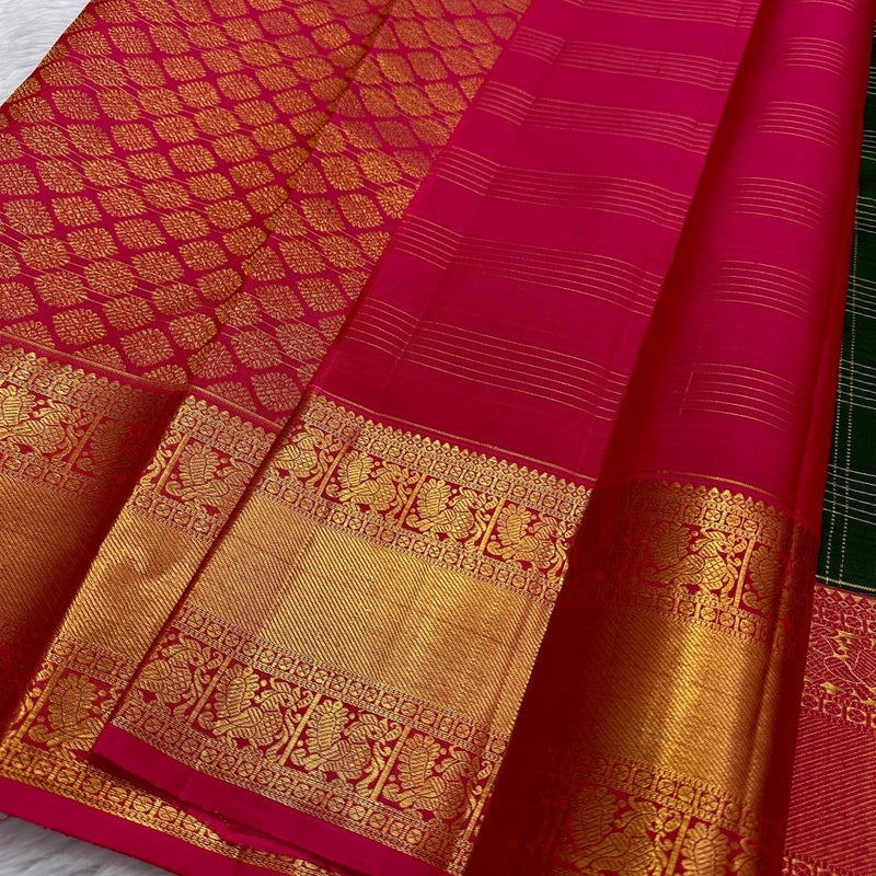 Pure Kanjivaram handloom Bridal silk sarees