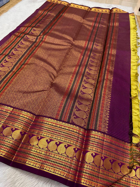 Pure Kanjivaram  handloom Bridal silk sarees