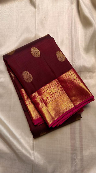Pure Kanjivaram handloom Bridal silk sarees