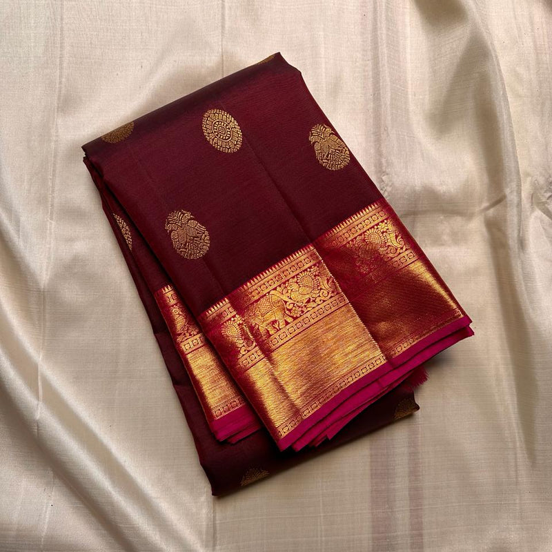Pure Kanjivaram handloom Bridal silk sarees