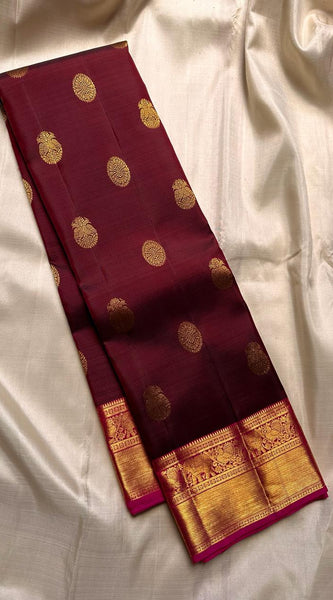 Pure Kanjivaram handloom Bridal silk sarees