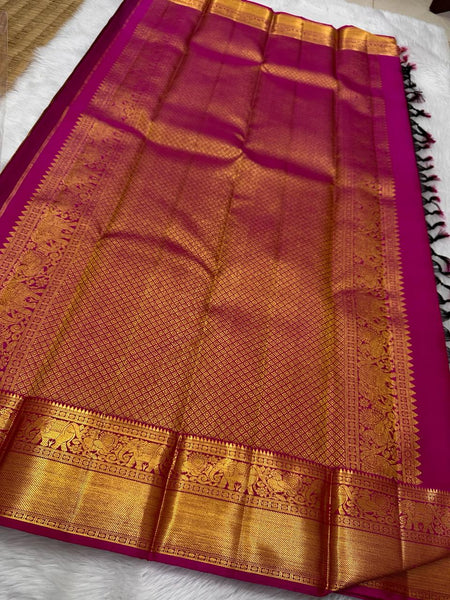 Pure Kanjivaram handloom Bridal silk sarees