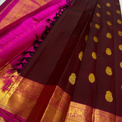 Pure Kanjivaram handloom Bridal silk sarees