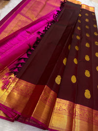 Pure Kanjivaram handloom Bridal silk sarees