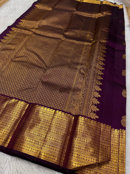 Pure Kanjivaram handloom Bridal silk sarees