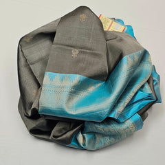 Pure handloom double warp kanchi silks