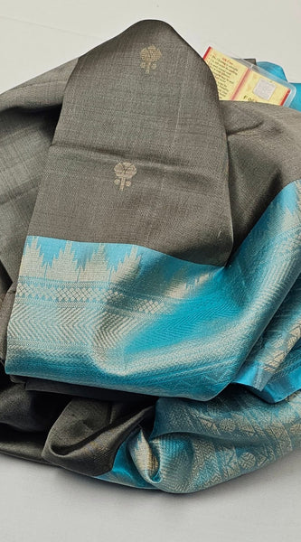 Pure handloom double warp kanchi silks