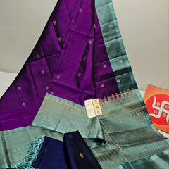 Pure handloom double warp kanchi silks