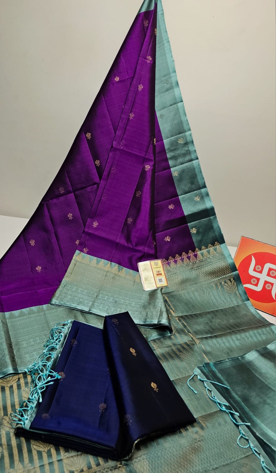 Pure handloom double warp kanchi silks