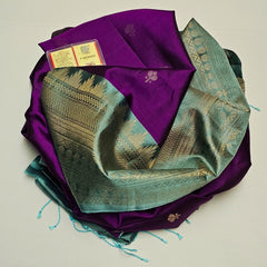 Pure handloom double warp kanchi silks