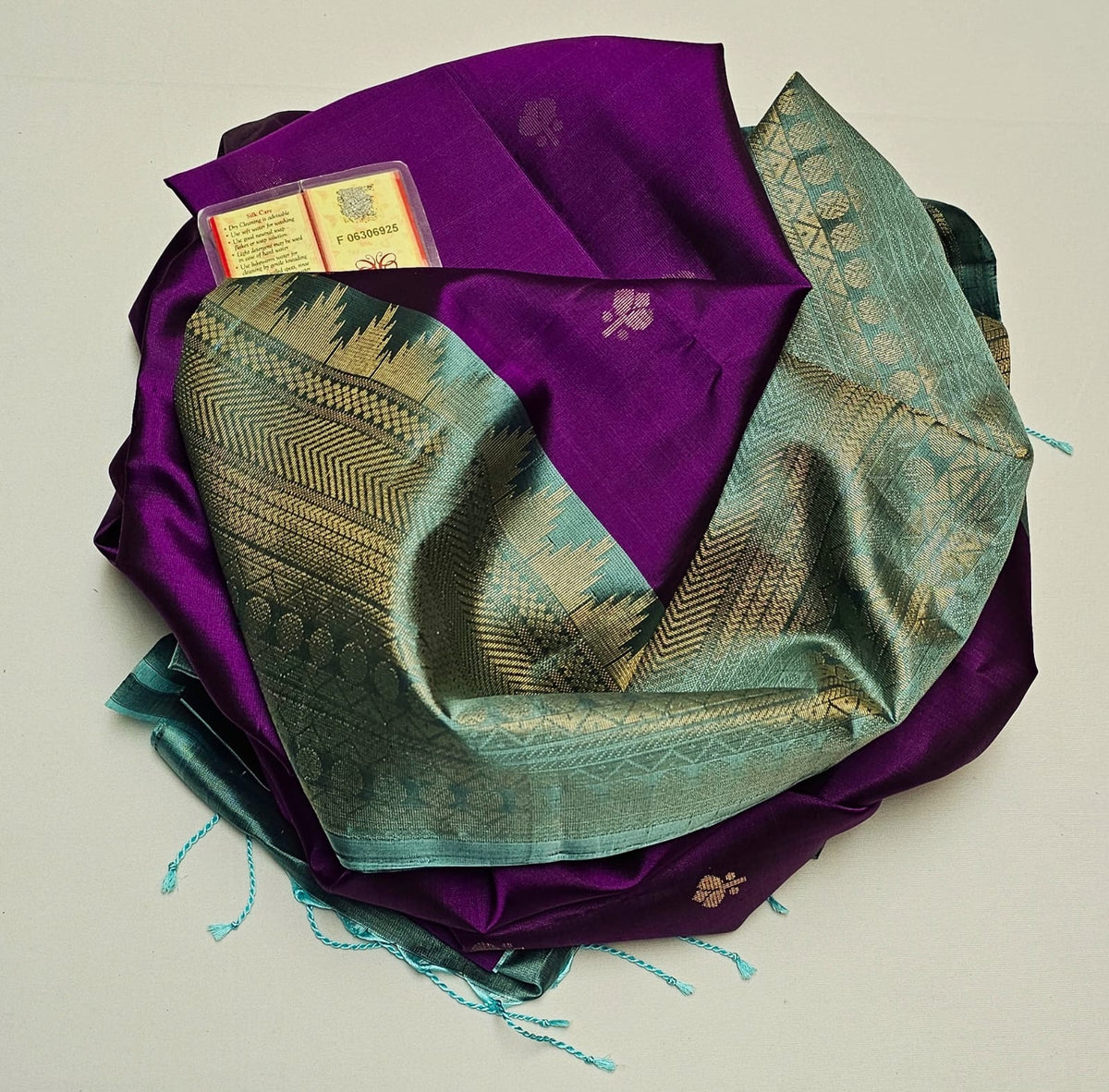 Pure handloom double warp kanchi silks