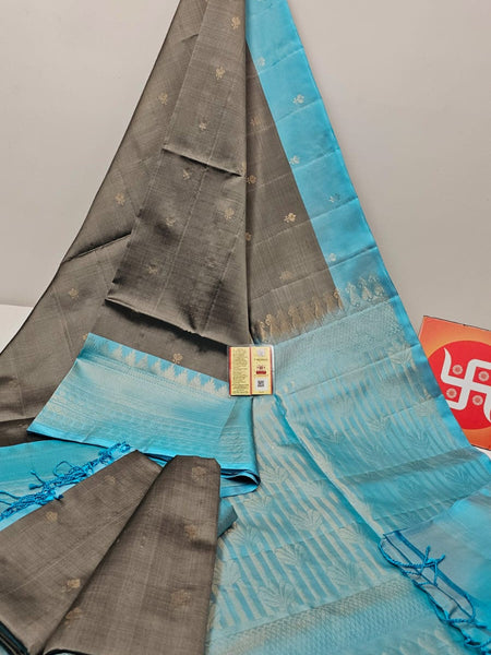 Pure handloom double warp kanchi silks