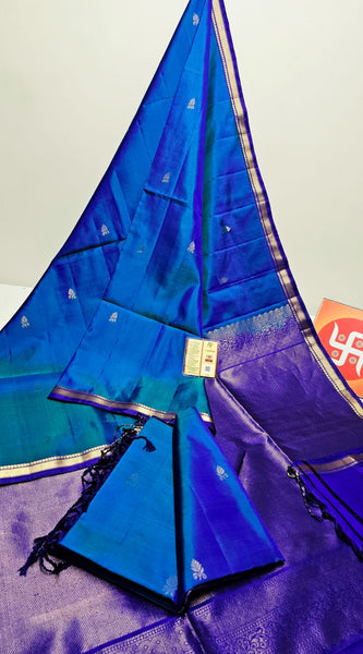 Pure Handloom Double Warp Kanchi Silks