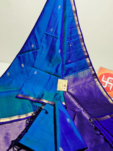 Pure Handloom Double Warp Kanchi Silks