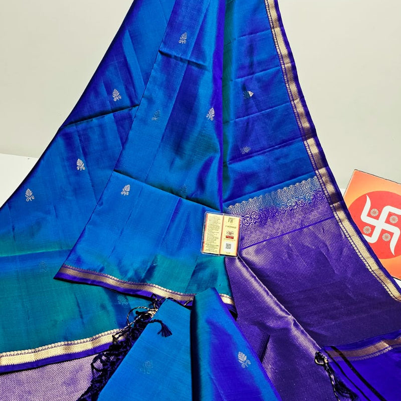 Pure Handloom Double Warp Kanchi Silks