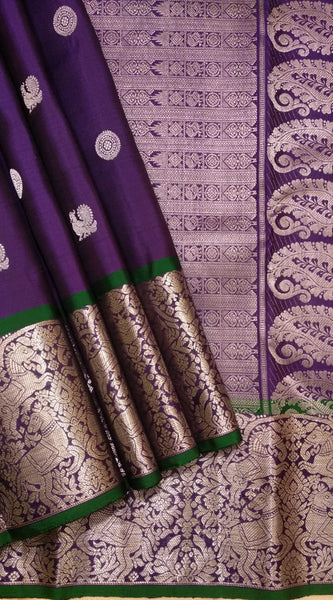 Pure kanjivaram handloom Bridal silk sarees