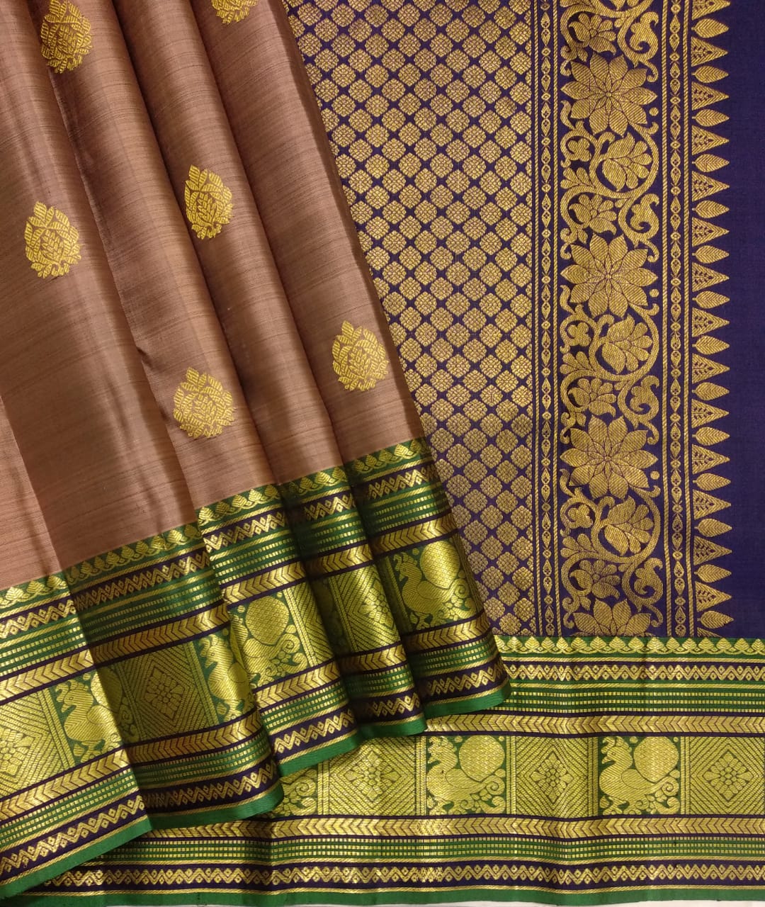 Pure kanjivaram handloom Bridal silk sarees