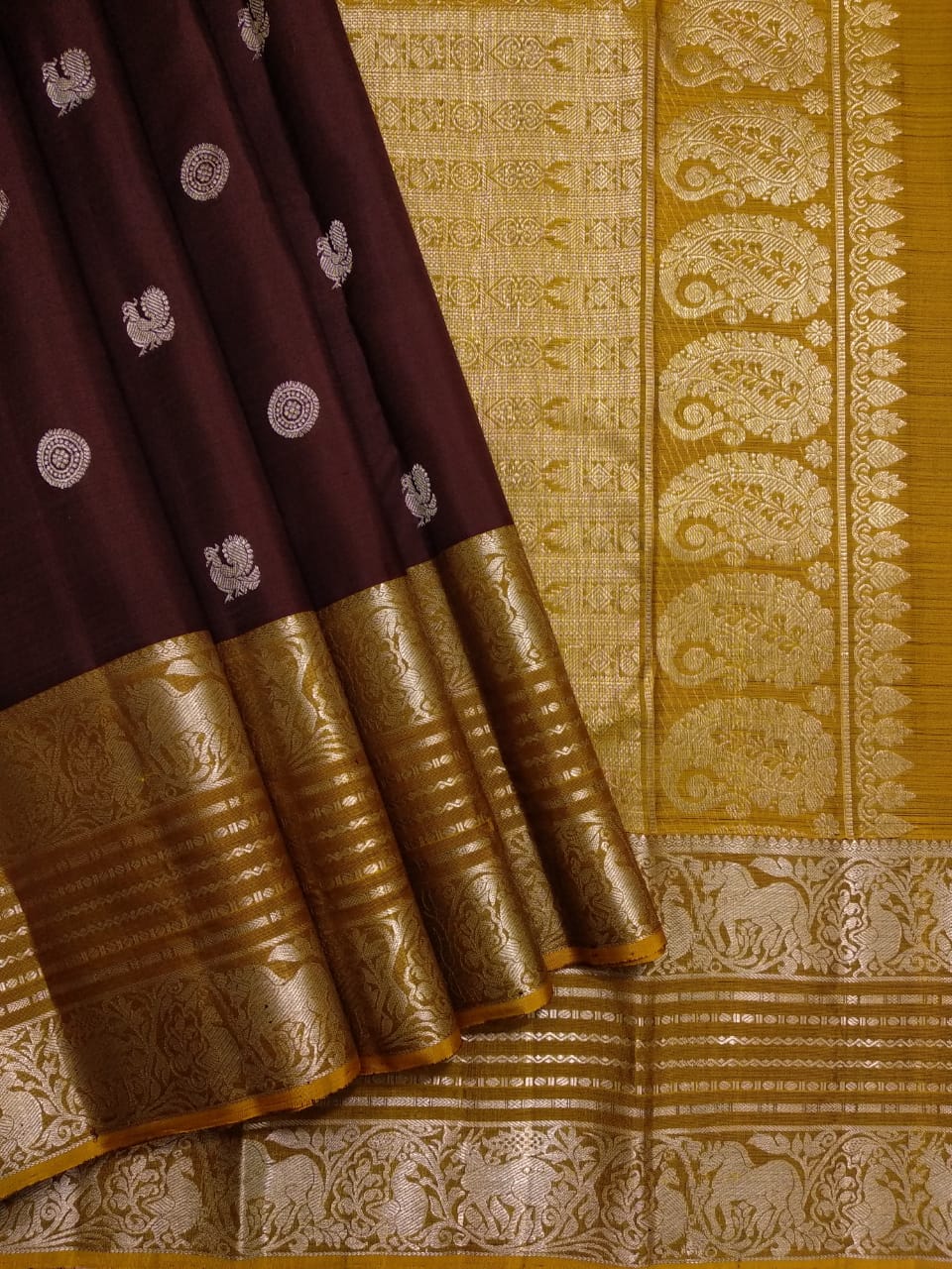 Pure kanjivaram handloom Bridal silk sarees