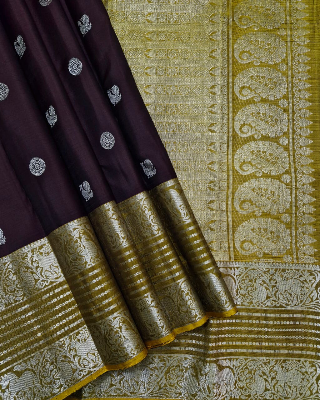 Pure kanjivaram handloom Bridal silk sarees