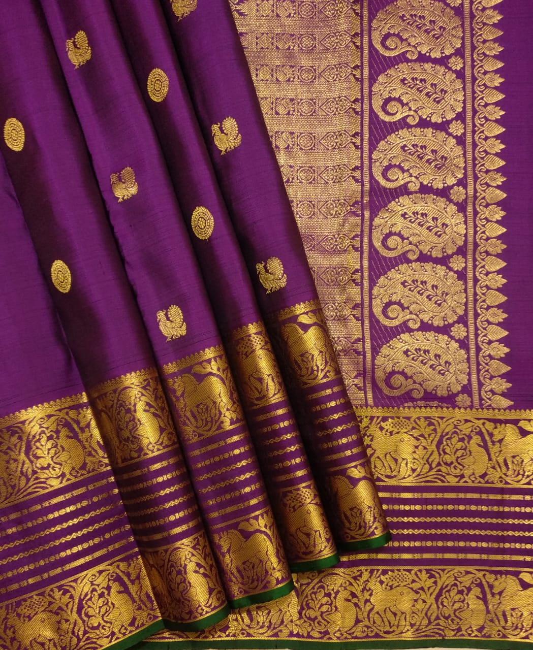 Pure kanjivaram handloom Bridal silk sarees