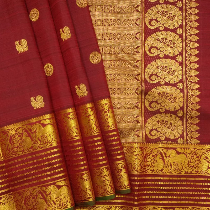 Pure kanjivaram handloom Bridal silk sarees