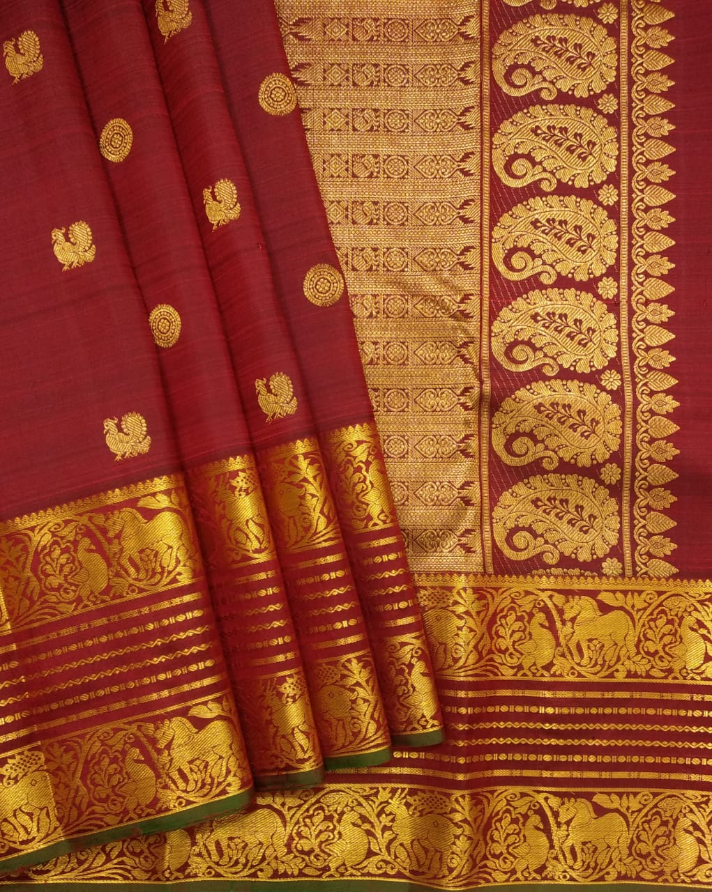 Pure kanjivaram handloom Bridal silk sarees