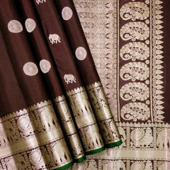 Pure kanjivaram handloom Bridal silk sarees