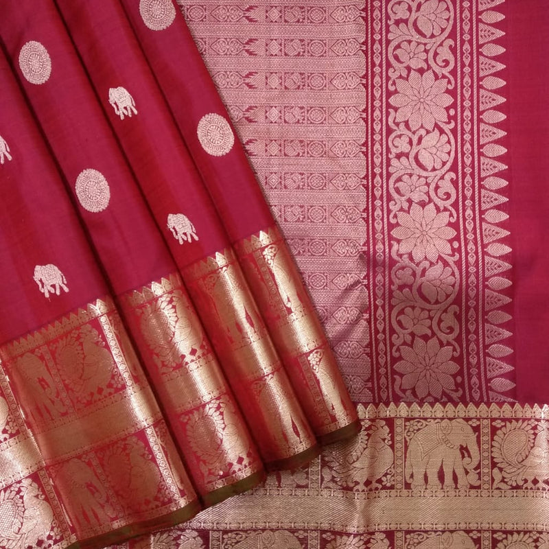 Pure kanjivaram handloom Bridal silk sarees