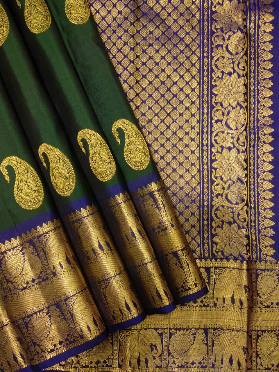 Pure kanjivaram handloom Bridal silk sarees
