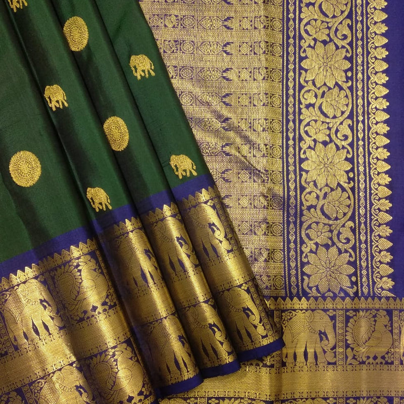 Pure kanjivaram handloom Bridal silk sarees
