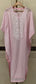 Pure Mulmul Kurta Set with Jaali Motifs for Chic Daywear