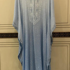 Pure Mulmul Kurta Set with Jaali Motifs for Chic Daywear