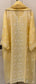 Silk Linen Kurta Set with Pearl & Katdana Work for Celebrations