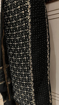 Pure Mul Chanderi Kurta Dupatta Set with Mukaish Pitta Work