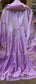Pure Chanderi Silk Semi-Stitched Anarkali Kurta Dupatta Set