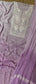 Chiffon Kurta Set with Pearl & Katdana Embroidery for Celebrations