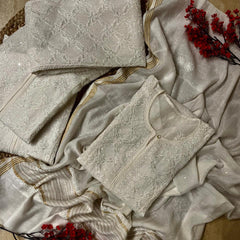 Pure mul chanderi  Kurta and Dupatta Set