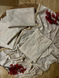 Pure mul chanderi  Kurta and Dupatta Set