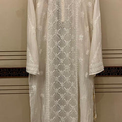 Pure mul chanderi  Kurta and Dupatta Set