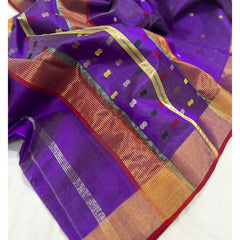 Raw mango pattu pure soft silk all hiran kinaar scart jangla butta