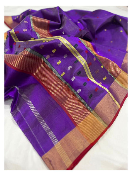 Raw mango pattu pure soft silk all hiran kinaar scart jangla butta