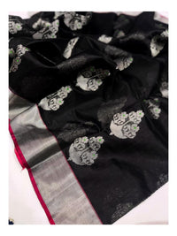 Raw mango pattu pure soft silk all over Meena butta