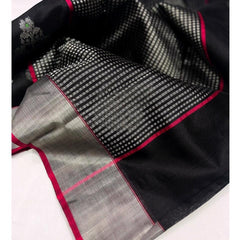 Raw mango pattu pure soft silk all over Meena butta