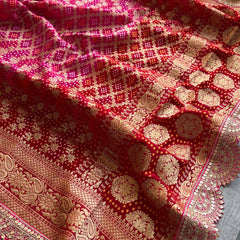 Elegant Bandhani Banarasi Khaddi Georgette Dupatta