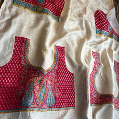 Elegant Meena Banarasi Munga Tussar Silk Saree